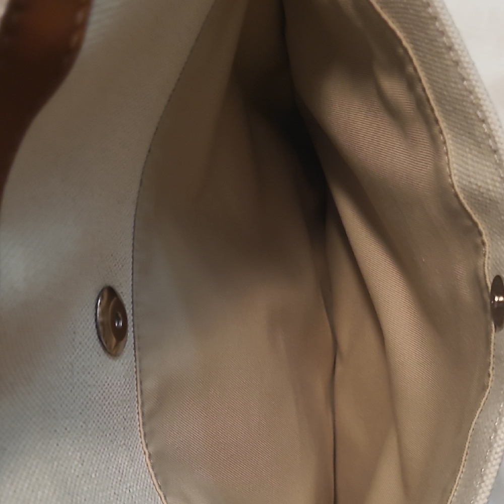 Coach Cream and Brown Messenger Bag Classic Design - Picture 5 of 5